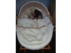 Mama and Papas Once Upon a Time Moses Basket with Stand